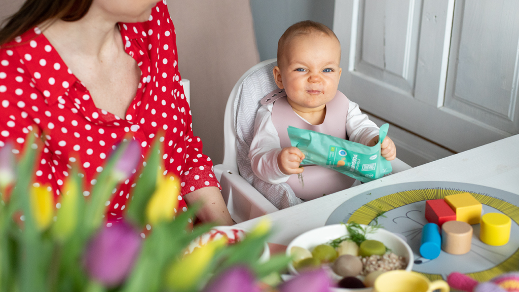BabyCool organic baby food frozen and freeze-dried.